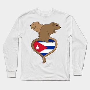 Gerbil Cuba (light) Long Sleeve T-Shirt